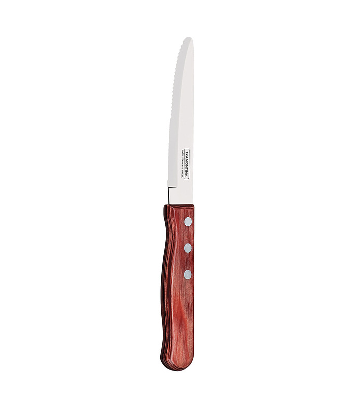 Tramontina Rounded Steak Knife Red - 12 Per Box