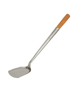Stainless Steel Chinese Spatula Wooden Handle 114mm