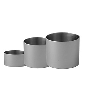 Food Stacker Stainless Steel Round 83 x 60mm