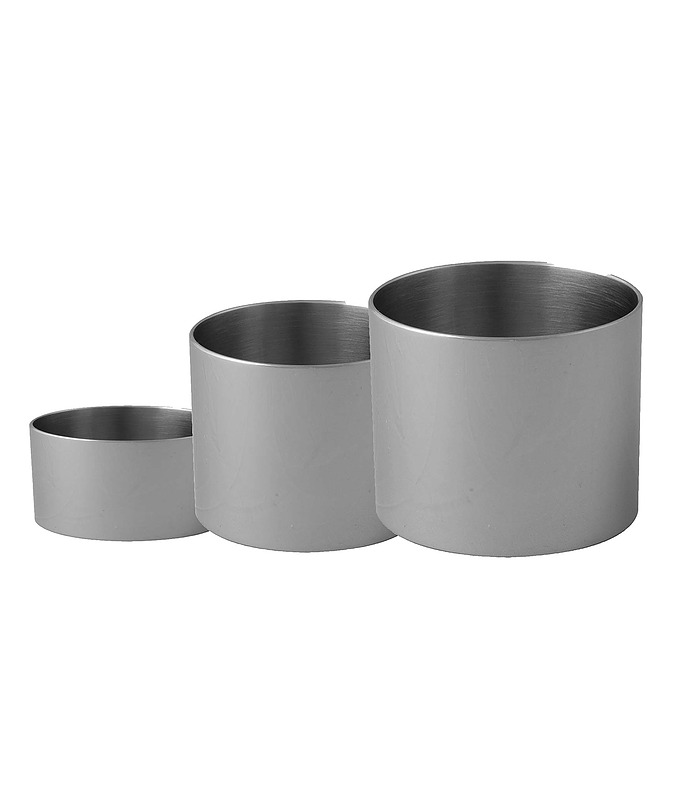 Food Stacker Stainless Steel Round 83 x 60mm