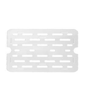 Polycarbonate Food Pan Clear Drain Plate 1/3