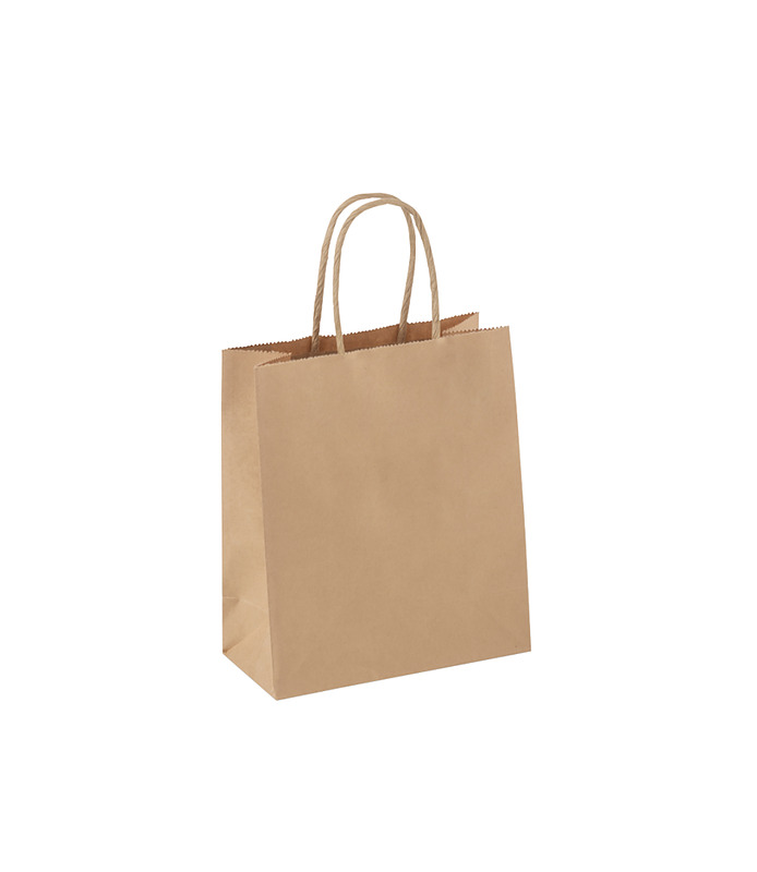 Paper Bag Twist Handle Petite Kraft