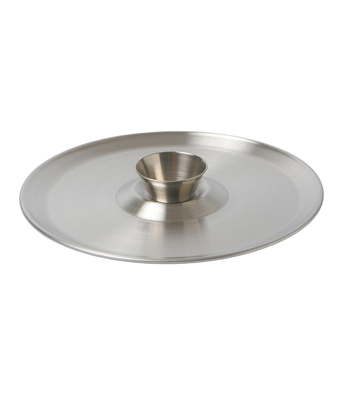 Oyster Plate Stainless Steel 250mm