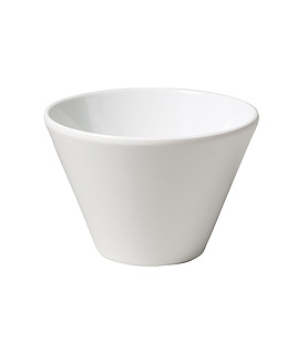 Melamine V-Shape Bowl White 160 x 115mm