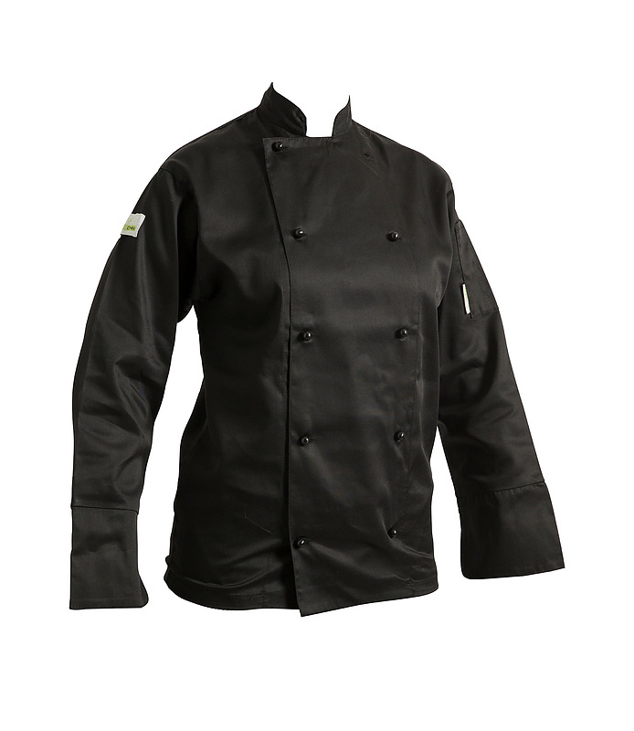 HEADCHEF Chef Jacket Classic Long Sleeve Black Small