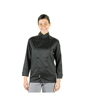 PROCHEF Chef Jacket Classic Long Sleeve Black Medium