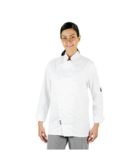 PROCHEF Chef Jacket Classic Long Sleeve White Medium