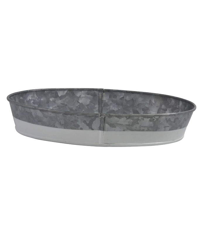 Coney Island Tray Oval Dipped White 240 x 160mm