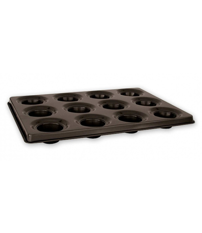 Muffin Pan Aluminium Non-Stick 12 Cup 525 x 360mm