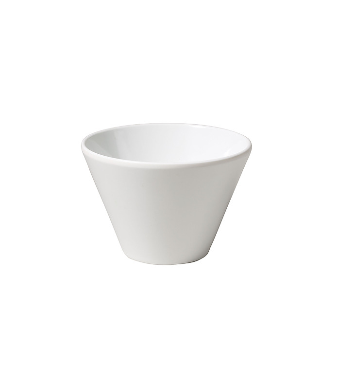 Melamine V-Shape Bowl White 85 x 60mm