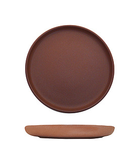 Eclipse Round Plate Brown 220mm