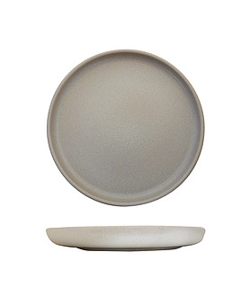 Eclipse Round Plate Light Grey 220mm