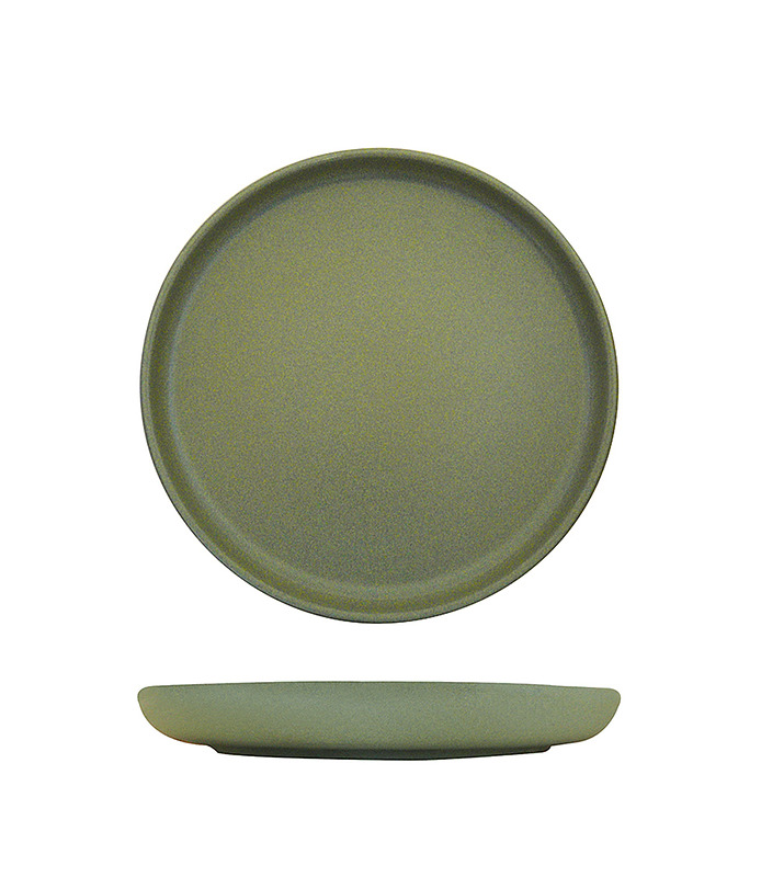 Eclipse Round Plate Green 220mm