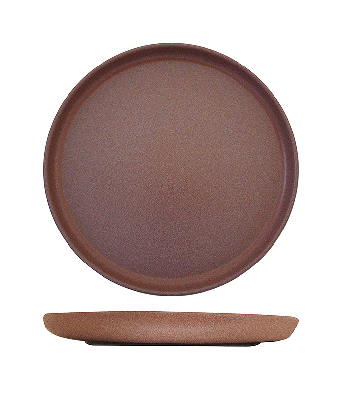 Eclipse Round Plate Brown 280mm