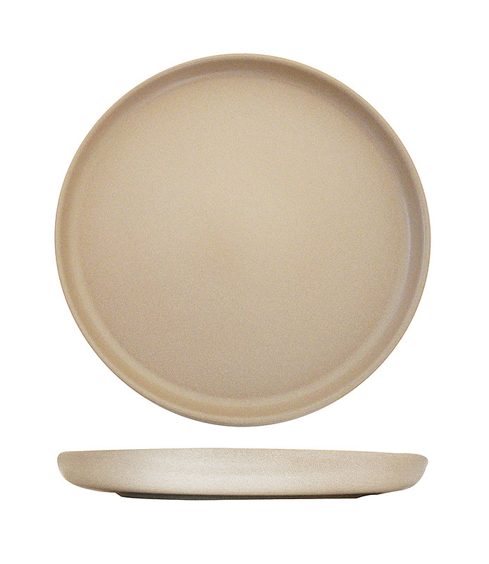Eclipse Round Plate Taupe 280mm