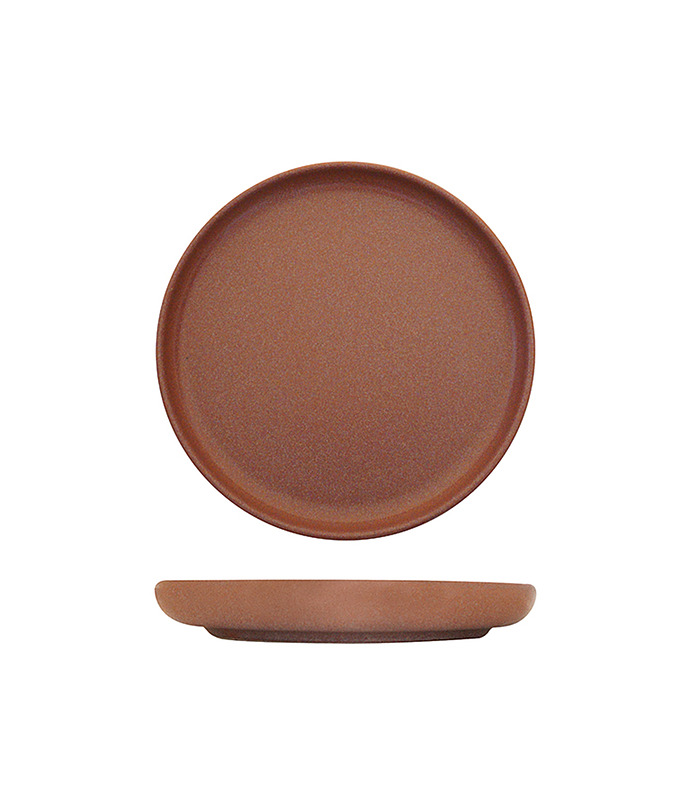 Eclipse Round Plate Brown 175mm