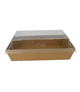 ECO-GO Kraft Deli Tray Base 167 x 117 x 32mm