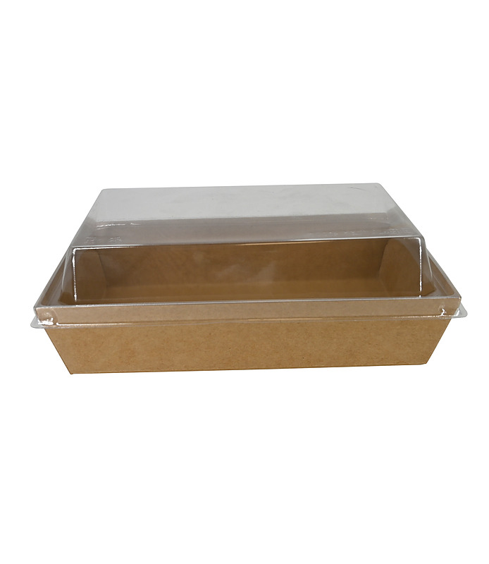 ECO-GO Kraft Deli Tray Base 167 x 117 x 32mm (400)