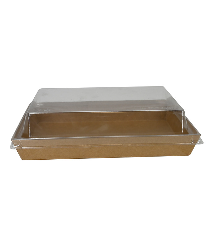 ECO-GO Kraft Deli Tray Base 162 x 105 x 25mm