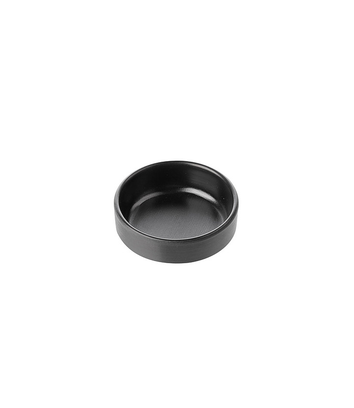 Coucou Melamine Round Sauce Dish Black 76mm