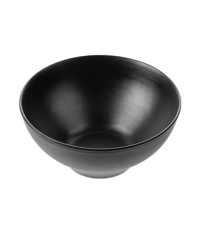 Coucou Melamine Round Noodle Bowl Black 210mm (12/24)