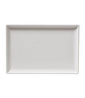 Melamine Rectangular Platter White 350 x 240mm