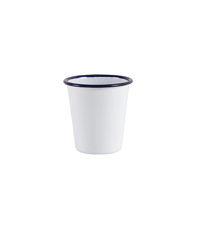 Enamel Tumbler Blue Rim 310ml