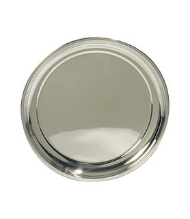 Platter Round Stainless Steel 300mm