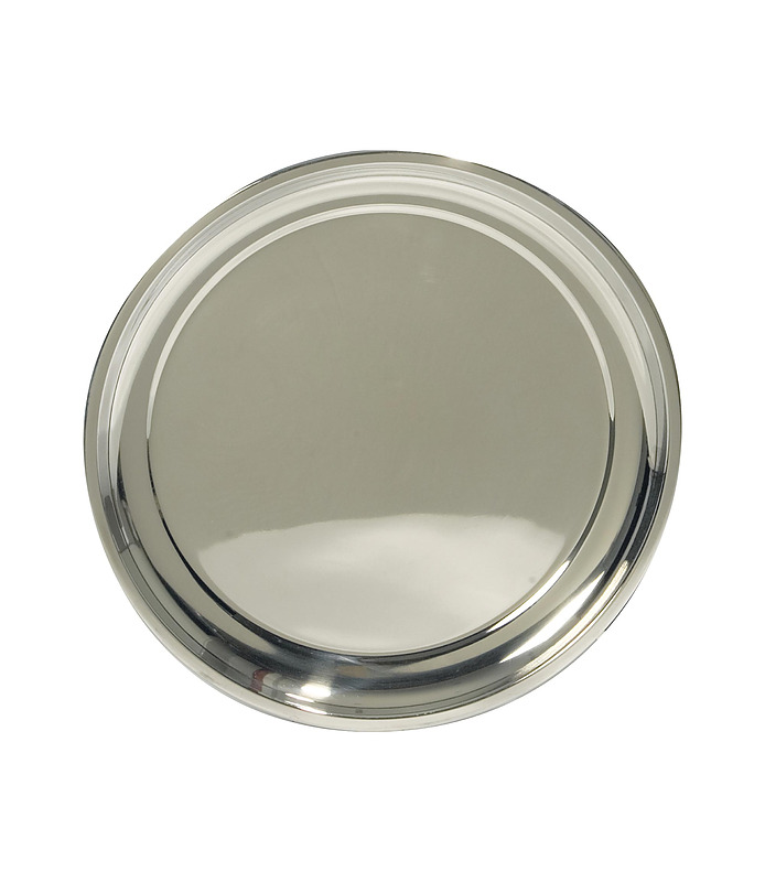 Platter Round Stainless Steel 300mm