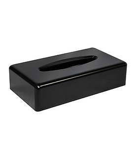 Tissue Box Rectangular Matte Black