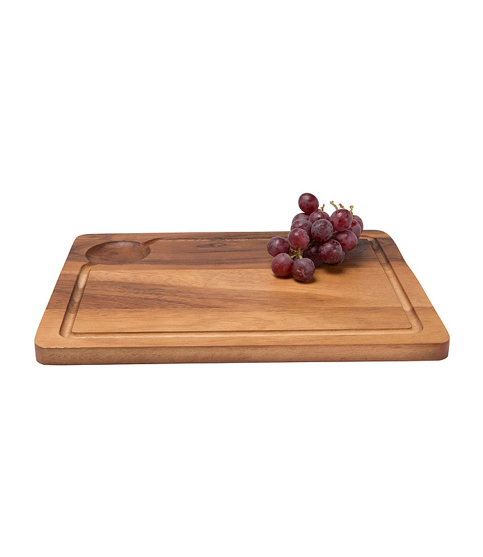 Rectangular Wooden Presentation Board With Groove