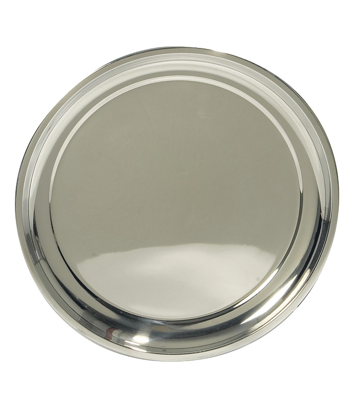 Platter Round Stainless Steel 400mm
