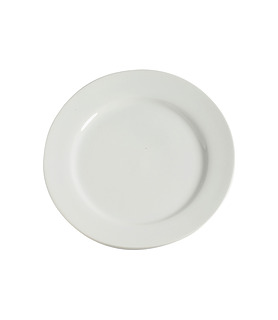 Host Classic White Round Plate Wide Rim 250mm