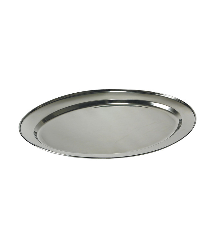 Stainless Steel Oval Platter 400mm