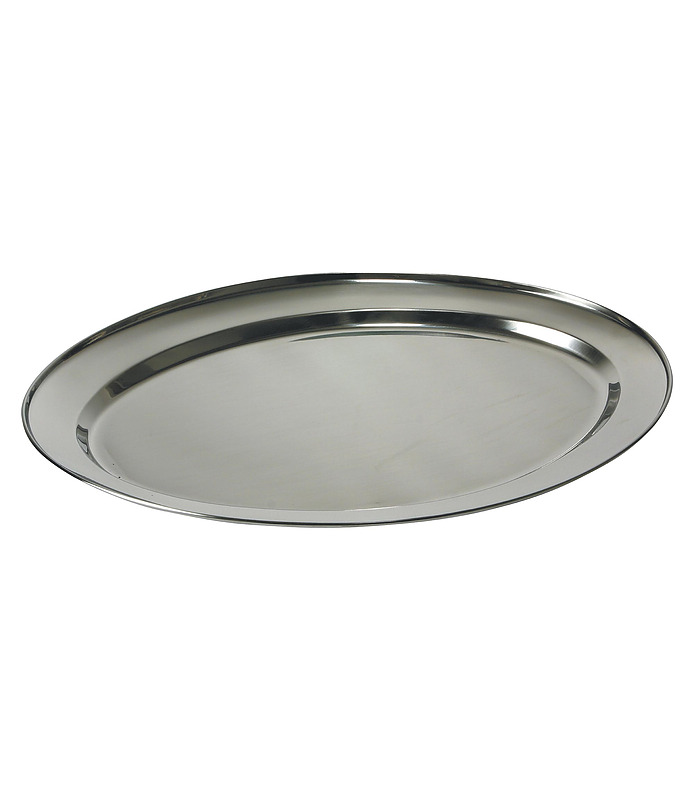 Stainless Steel Oval Platter 550mm