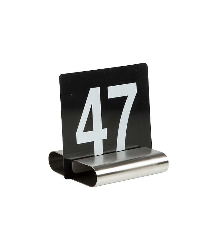 Stainless Steel B Shape Table Number Holder
