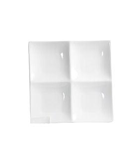 Host Classic White Rectangular Dish 2 Section