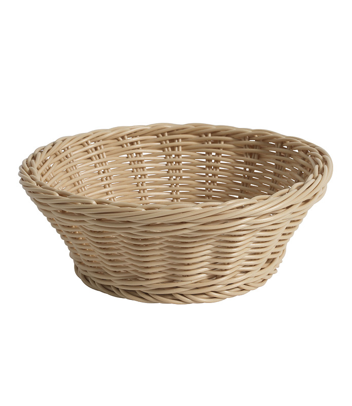 Natural Round Deluxe Bread Basket