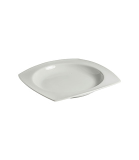 Host Classic White Rounded Square Bowl 210mm