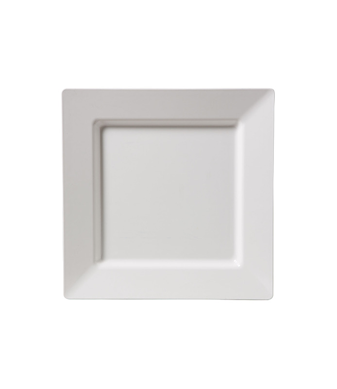 Melamine Square Platter White 300mm