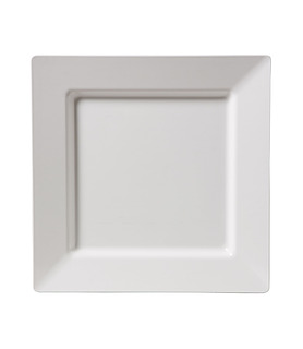 Melamine Square Platter White 400mm