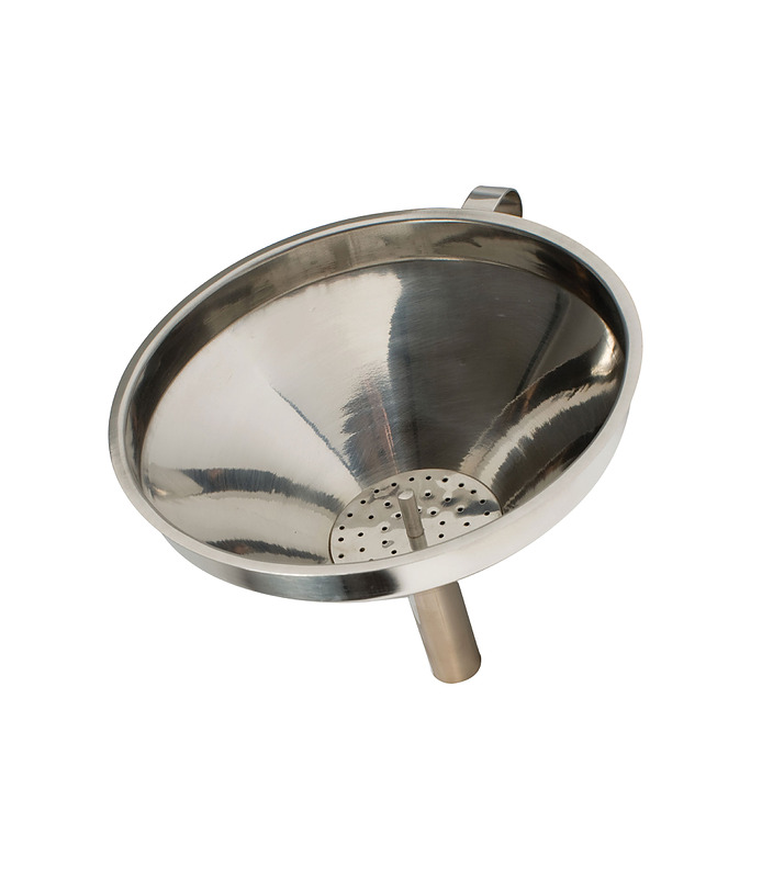 Stainless Steel Funnel with Removable Strainer
