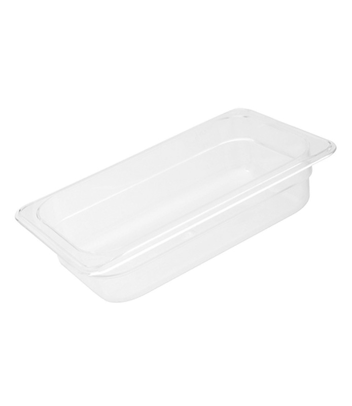 Polycarbonate Food Pan Clear 1/4 x 150mm Deep