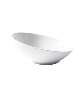 Host Classic White Round Sloping Bowl 255 x 245 x 105mm