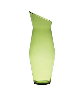 Acrylic Carafe and Cup Green 1.2L