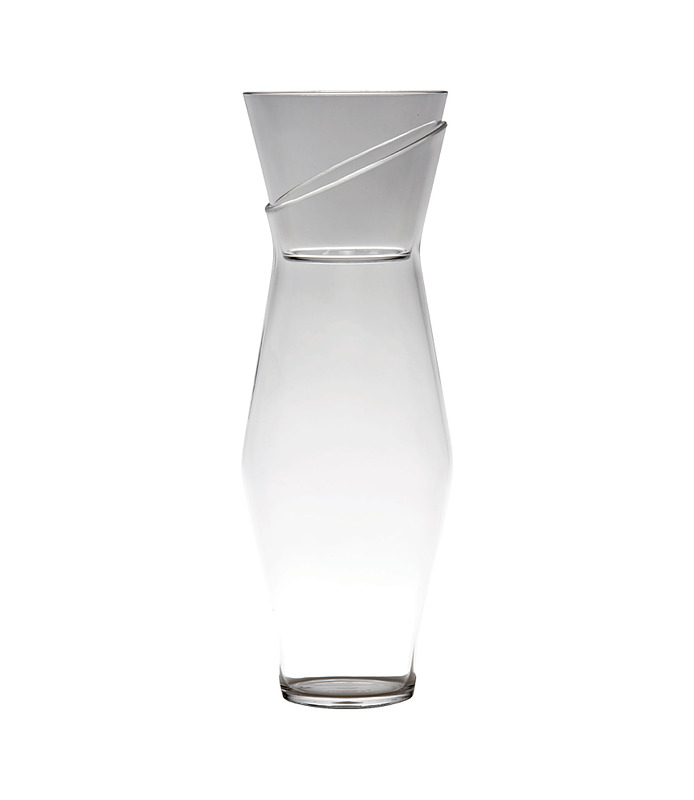 Acrylic Carafe and Cup Clear 1.2L