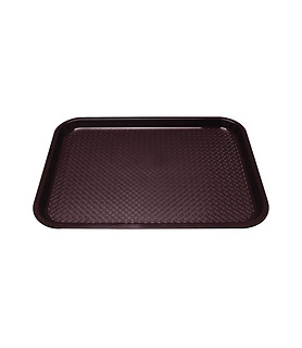 Brown Small Rectangular Plastic Tray (350 x 275mm)