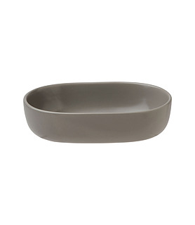 Mist Oval Coupe Bowl Grey 145 x 100mm