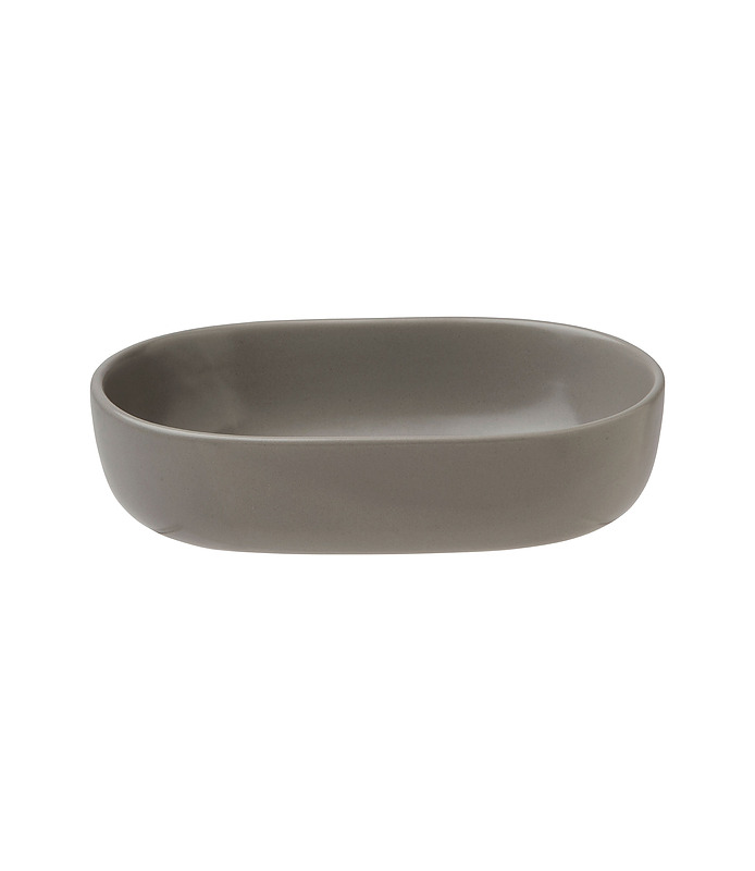 Mist Oval Coupe Bowl Grey 145 x 100mm
