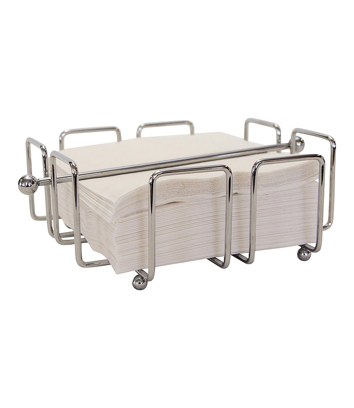 Napkin Holder Chrome Plated Small 